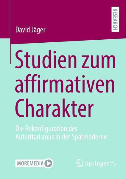 Produktbild: Studien zum affirmativen Charakter