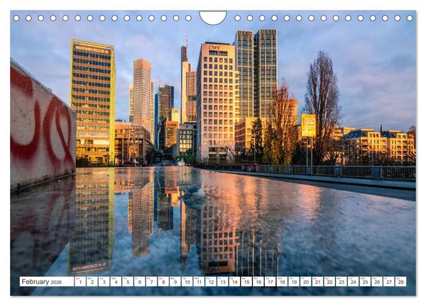 Produktbild: Frankfurt most beautiful places (Wall Calendar 2026 DIN A4 landscape), CALVENDO 12 Month Wall Calendar