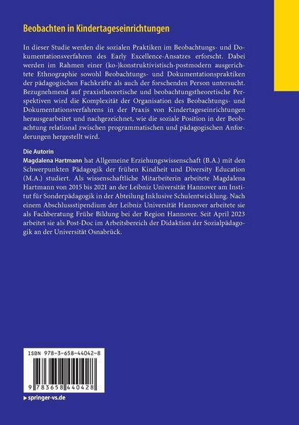 Produktbild: Beobachten in Kindertageseinrichtungen