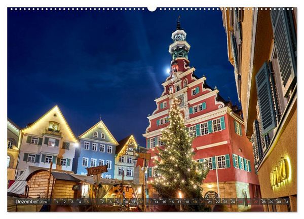 Produktbild: Esslingen am Neckar. Ein- und Ausblicke von Andreas Voigt (hochwertiger Premium Wandkalender 2026 DIN A2 quer), Kunstdruck in Hochglanz