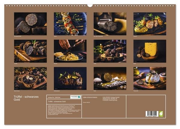 Produktbild: Tr&uuml;ffel - schwarzes Gold (Wandkalender 2027 DIN A2 quer), CALVENDO Monatskalender