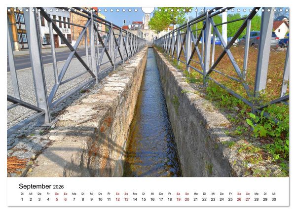 Produktbild: M&uuml;hlhausen in Th&uuml;ringen - Stadt im Herzen Deutschlands (Wandkalender 2026 DIN A3 quer), CALVENDO Monatskalender