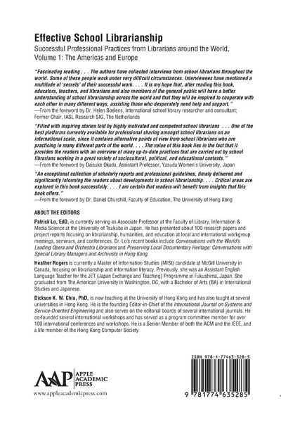 Produktbild: Effective School Librarianship