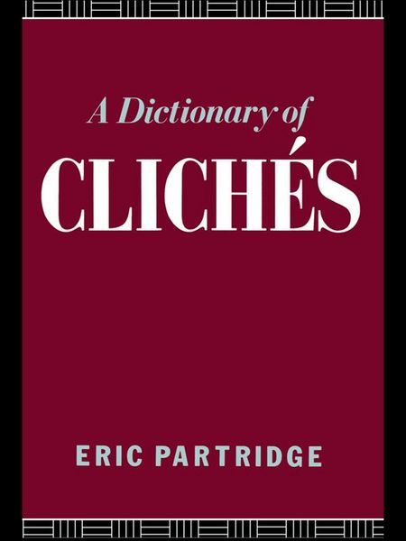 Produktbild: A Dictionary of Cliches