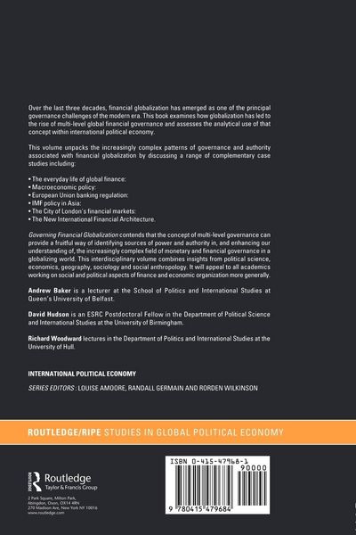 Produktbild: Governing Financial Globalization