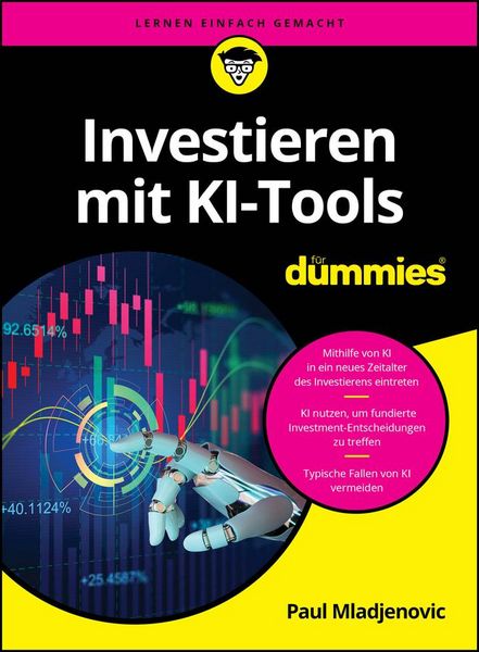 Produktbild: Investieren mit KI-Tools f&uuml;r Dummies
