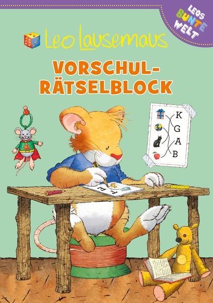Leo Lausemaus Vorschul-Rätselblock, Taschenbuch von Birgit Ebbert, Lingen, 978-3-96347-123-0