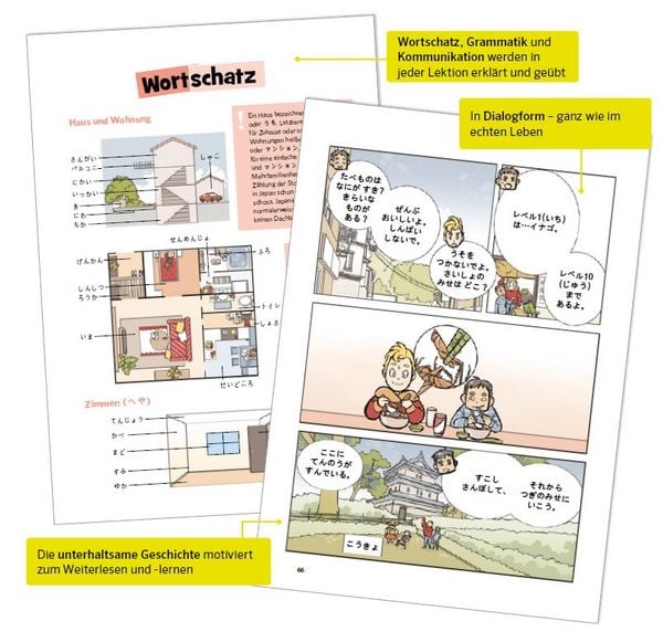 Produktbild: PONS Sprachlern-Comic Japanisch - Eine Liebe in Japan