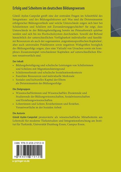 Produktbild: Erfolg und Scheitern im deutschen Bildungswesen