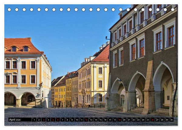 Produktbild: G&ouml;rlitz - Die Perle Niederschlesiens (Tischkalender 2026 DIN A5 quer), CALVENDO Monatskalender