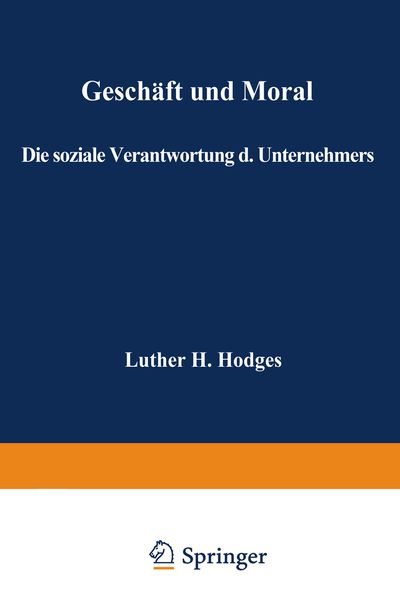 Produktbild: Gesch&auml;ft und Moral