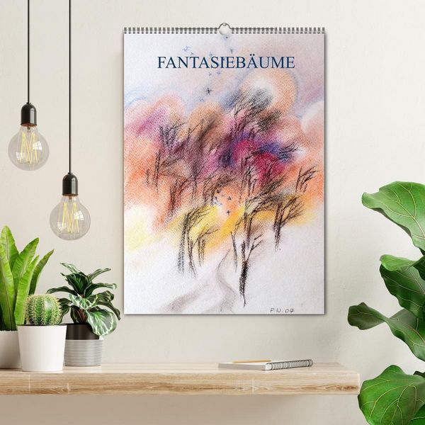 Produktbild: Fantasieb&auml;ume (Wandkalender 2026 DIN A2 hoch), CALVENDO Monatskalender