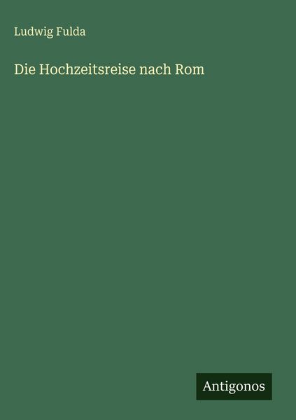 Produktbild: Die Hochzeitsreise nach Rom