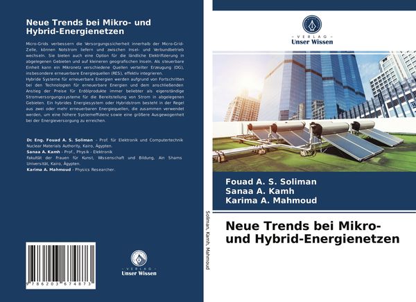Neue Trends bei Mikro- und Hybrid-Energienetzen, Taschenbuch von Fouad A. S. Soliman , Sanaa A. Kamh , Karima A. Mahmoud, Verlag Unser Wissen,