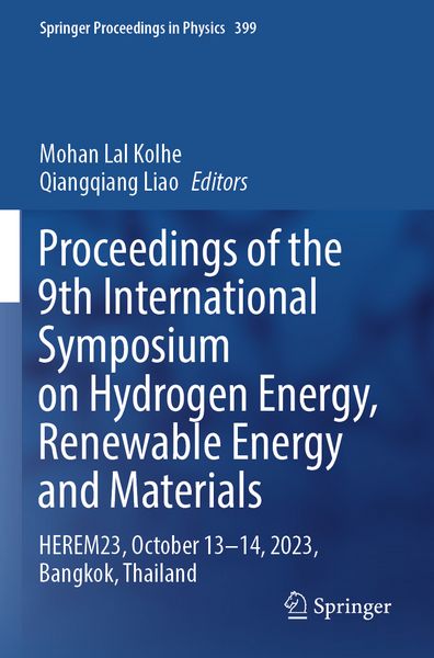 Produktbild: Proceedings of the 9th International Symposium on Hydrogen Energy, Renewable Energy and Materials