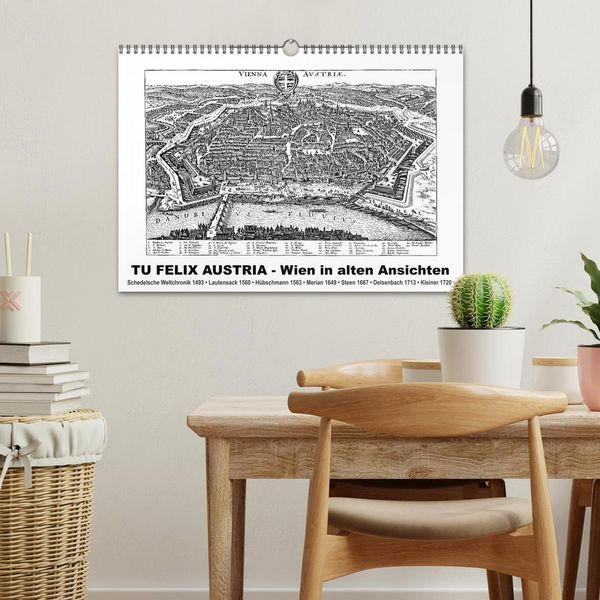 Produktbild: TU FELIX AUSTRIA - Wien in alten Ansichten (Wandkalender 2026 DIN A3 quer), CALVENDO Monatskalender