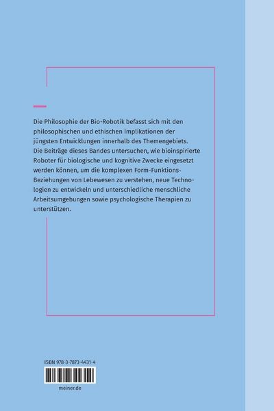 Produktbild: Die Philosophie der Bio-Robotik