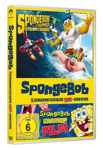 Produktbild: SpongeBob Schwammkopf - Der Film & Schwamm aus dem Wasser [2 DVDs]