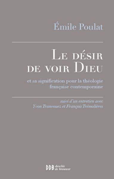 Produktbild: Le d&eacute;sir de voir Dieu
