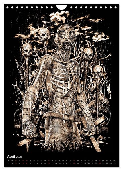 Produktbild: BLOODBOY/WAR ILLUSTRATION (Wandkalender 2026 DIN A4 hoch), CALVENDO Monatskalender