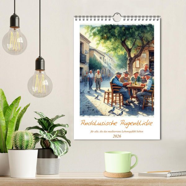 Produktbild: Andalusische Augenblicke (Wandkalender 2026 DIN A4 hoch), CALVENDO Monatskalender