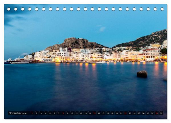 Produktbild: Karpathos &ndash; die unbekannte Sch&ouml;ne (Tischkalender 2026 DIN A5 quer), CALVENDO Monatskalender