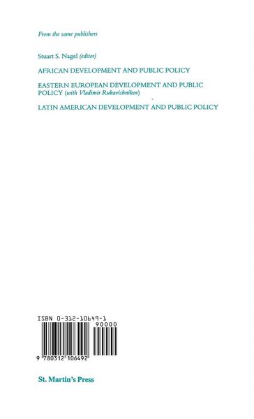 Produktbild: Asian Development and Public Policy