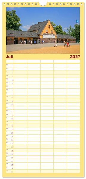 Produktbild: Familienplaner 2027 - Berlin - Metropole an der Spree mit 5 Spalten (Wandkalender, 21 x 45 cm) CALVENDO