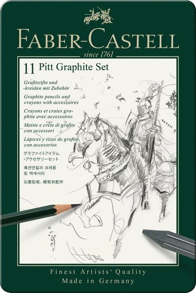 Produktbild: Faber-Castell Set Pitt Graphite kleines Set 11er Metalletui