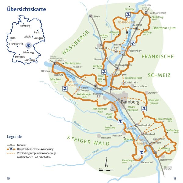 Produktbild: Sieben-Fl&uuml;sse-Wanderweg