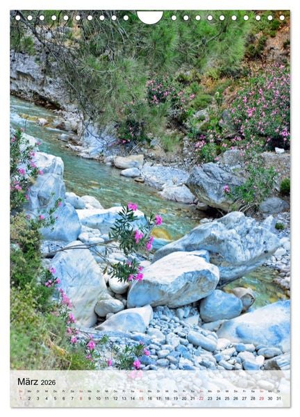 Produktbild: Naturerlebnis Samaria Schlucht auf Kreta (Wandkalender 2026 DIN A4 hoch), CALVENDO Monatskalender