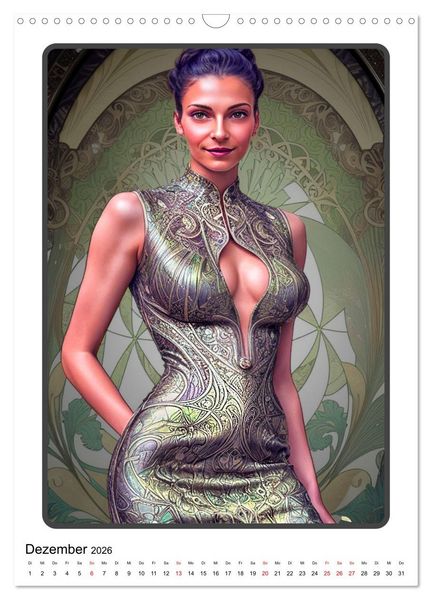 Produktbild: Modefantasien (Wandkalender 2026 DIN A3 hoch), CALVENDO Monatskalender