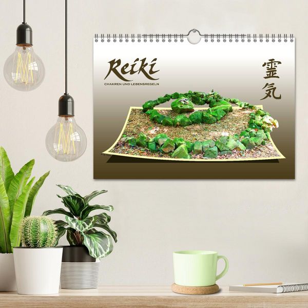 Produktbild: REIKI - Chakren und Lebensregeln (Wandkalender 2026 DIN A4 quer), CALVENDO Monatskalender