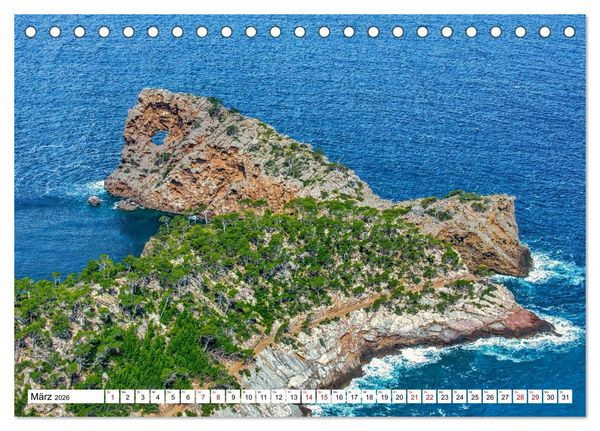 Produktbild: Mallorca - Insel der Landschaftstr&auml;ume (Tischkalender 2026 DIN A5 quer), CALVENDO Monatskalender