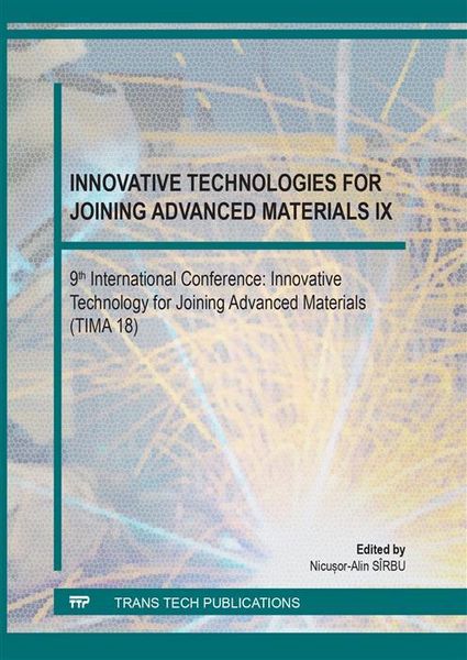 Produktbild: Innovative Technologies for Joining Advanced Materials IX