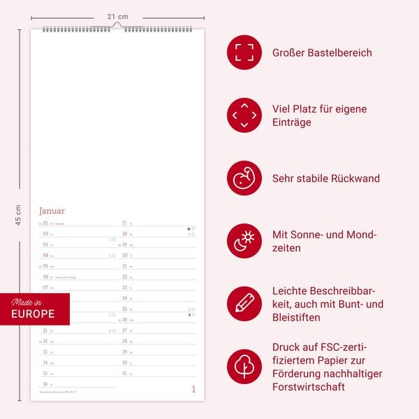 Produktbild: Fotokalender zum Selbstgestalten 2026