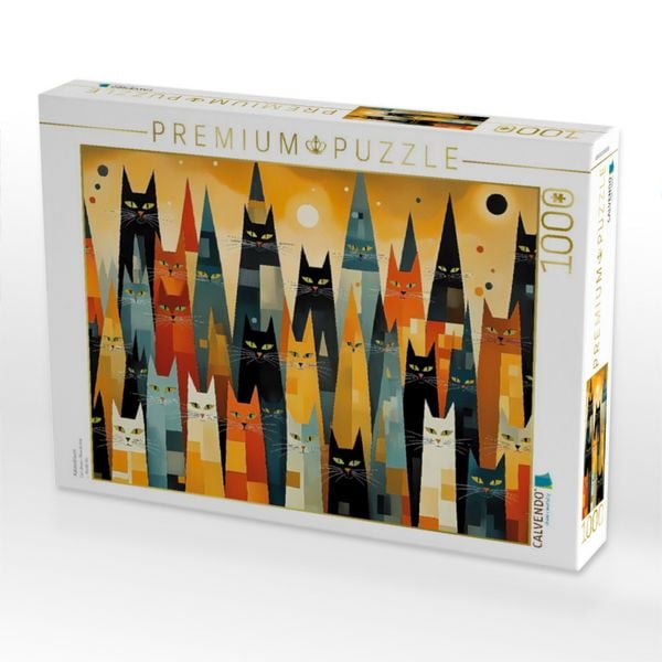 Produktbild: CALVENDO Puzzle Katzentraum | 1000 Teile Lege-Gr&ouml;&szlig;e 64x48cm Foto-Puzzle f&uuml;r gl&uuml;ckliche Stunden