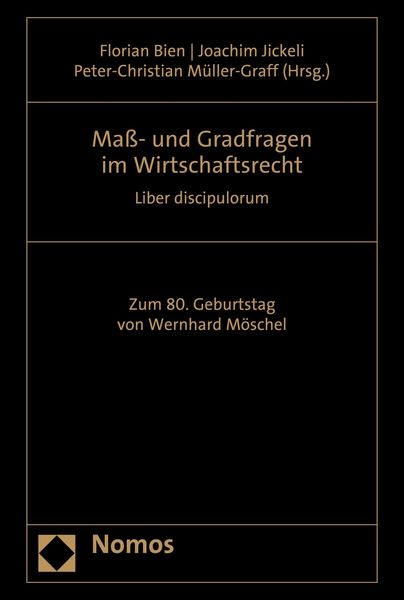 Produktbild: Ma&szlig;- und Gradfragen im Wirtschaftsrecht