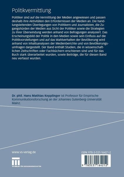 Produktbild: Politikvermittlung