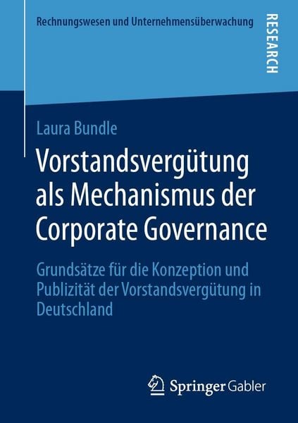 Produktbild: Vorstandsverg&uuml;tung als Mechanismus der Corporate Governance