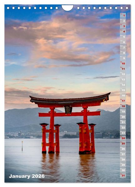 Produktbild: THE MAGIC OF JAPAN Charming impressions (Wall Calendar 2026 DIN A4 portrait), CALVENDO 12 Month Wall Calendar