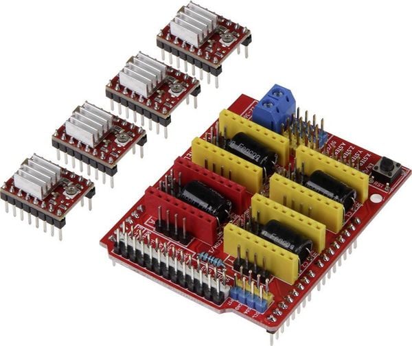 Produktbild: Joy-it Controllerboard CNC f&uuml;r Arduino Uno Motortreiber