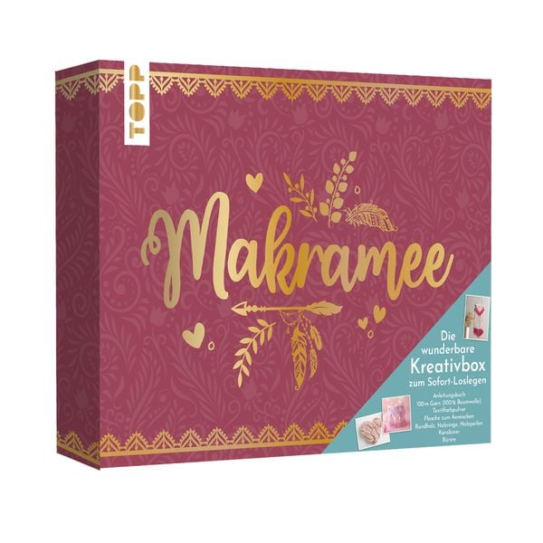 KREATIV Erlebnisbox - Lettering, Makramee & DIY Ring Für Self-Care