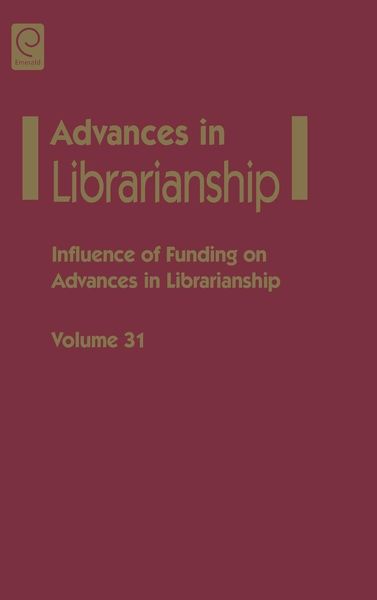 Produktbild: Influence of funding on advances in librarianship