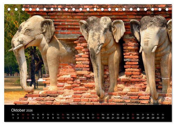 Produktbild: Sch&ouml;nes Thailand (Tischkalender 2026 DIN A5 quer), CALVENDO Monatskalender