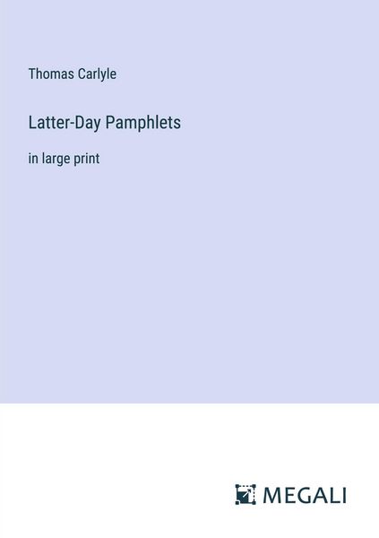 Produktbild: Latter-Day Pamphlets