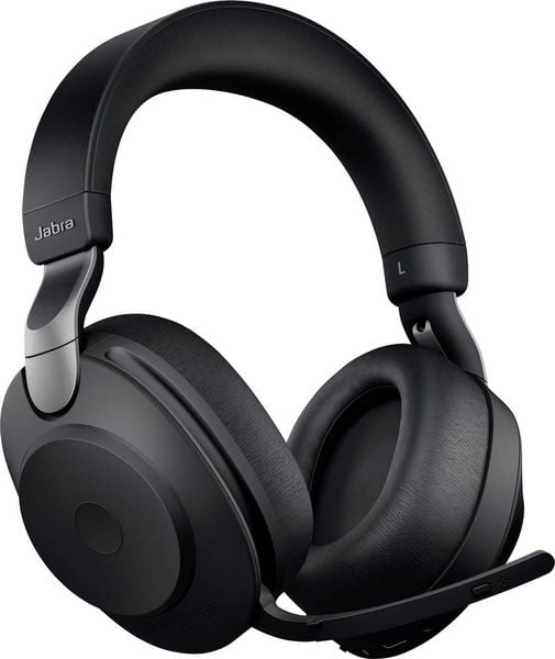 Jabra Evolve2 85 UC Over Ear Headset Bluetooth , kabelgebunden Stereo Schwarz Mikrofon-Rauschunterdrückung Lautstärkeregelung -