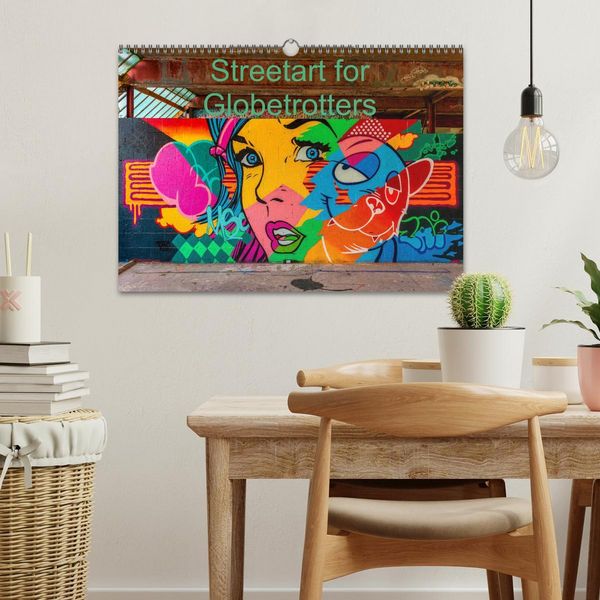 Produktbild: Streetart for Globetrotters (Wall Calendar 2026 DIN A3 landscape), CALVENDO 12 Month Wall Calendar