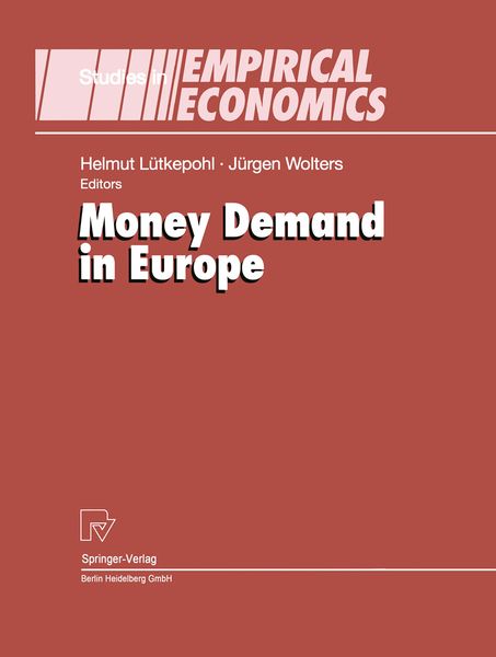 Produktbild: Money Demand in Europe