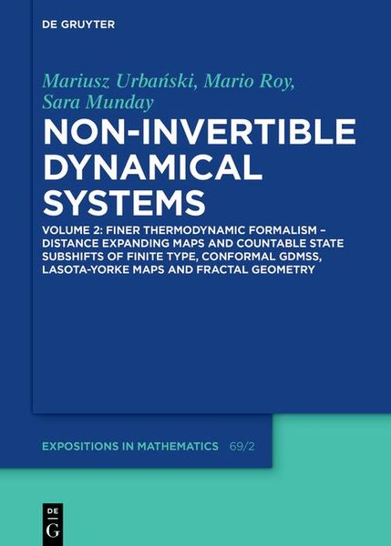 Produktbild: Finer Thermodynamic Formalism - Distance Expanding Maps and Countable State Subshifts of Finite Type, Conformal GDMSs, Lasota-Yorke Maps and Fractal G